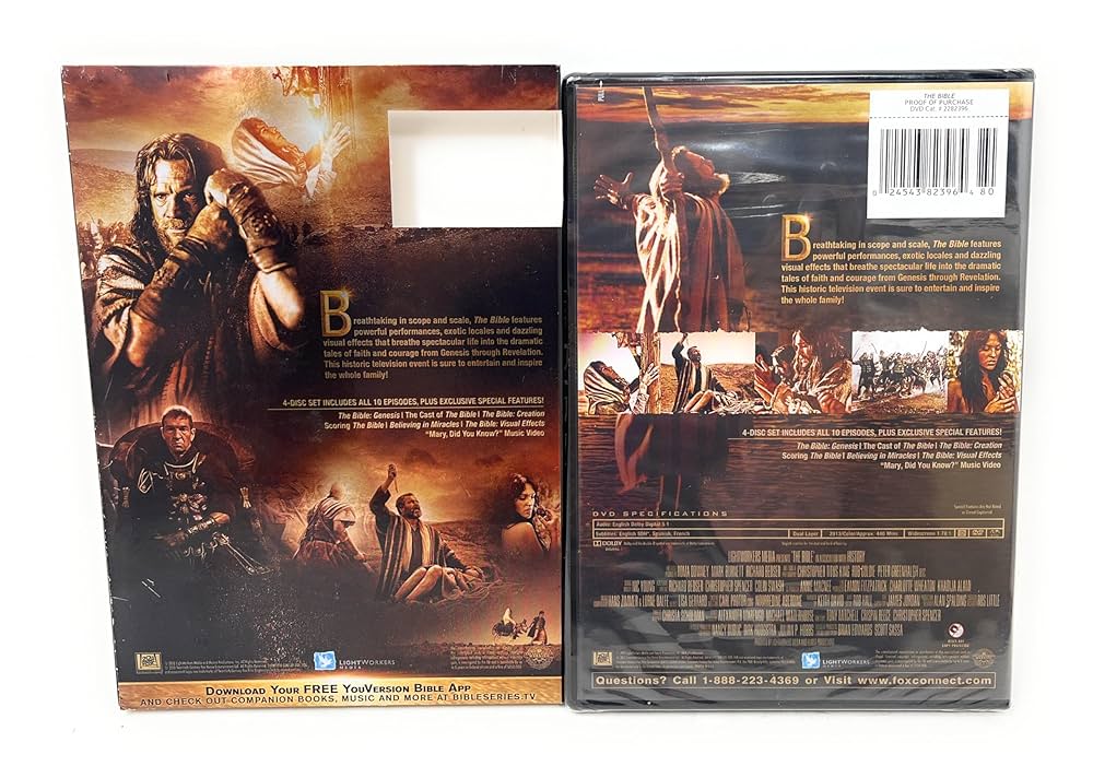 洋画・外国映画 The Bible: Ultimate DVD Collection Amazon.com: Complete Bible Box Set : Sir Ben Kingsley